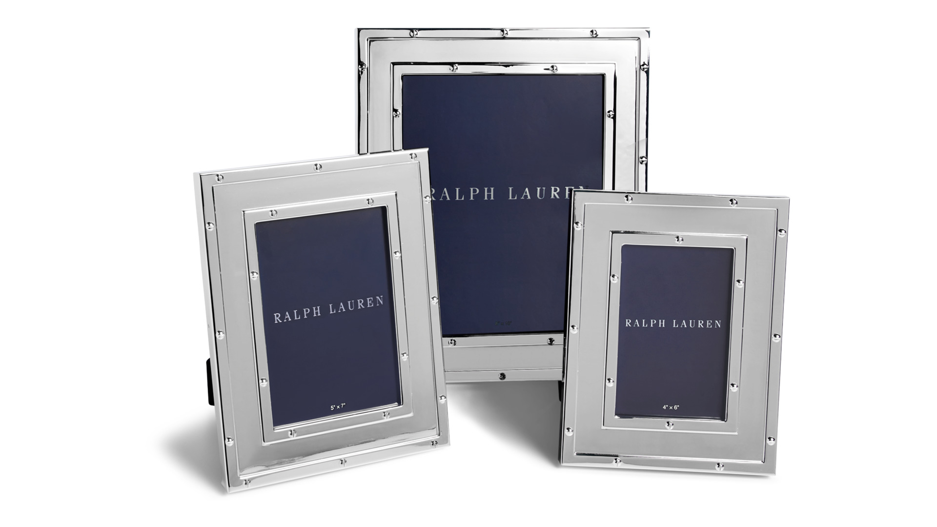 10652172 Ralph Lauren Home Рамка для фото Ralph Lauren Home "Бликер" 20x25см (посеребрение) Латунь  - Вид №4