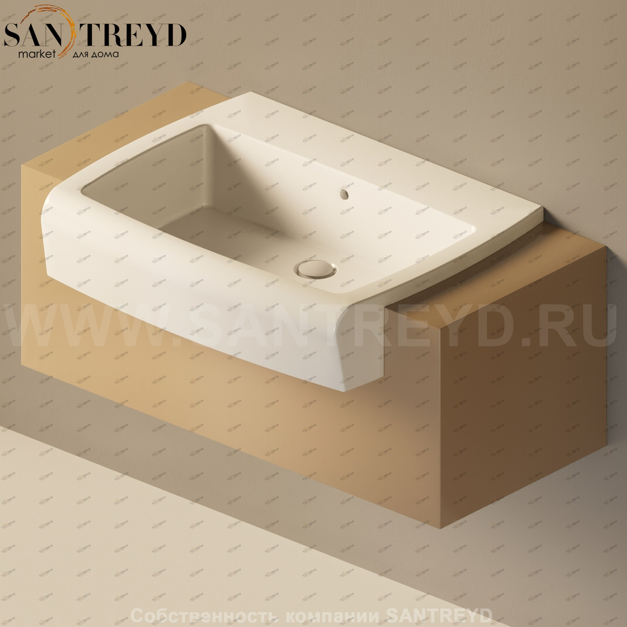 Flaminia UNA Консоль для раковины от 100 до 200 см коричневая UNA75C1.7503 Ceramica Flaminia UNA75C17503