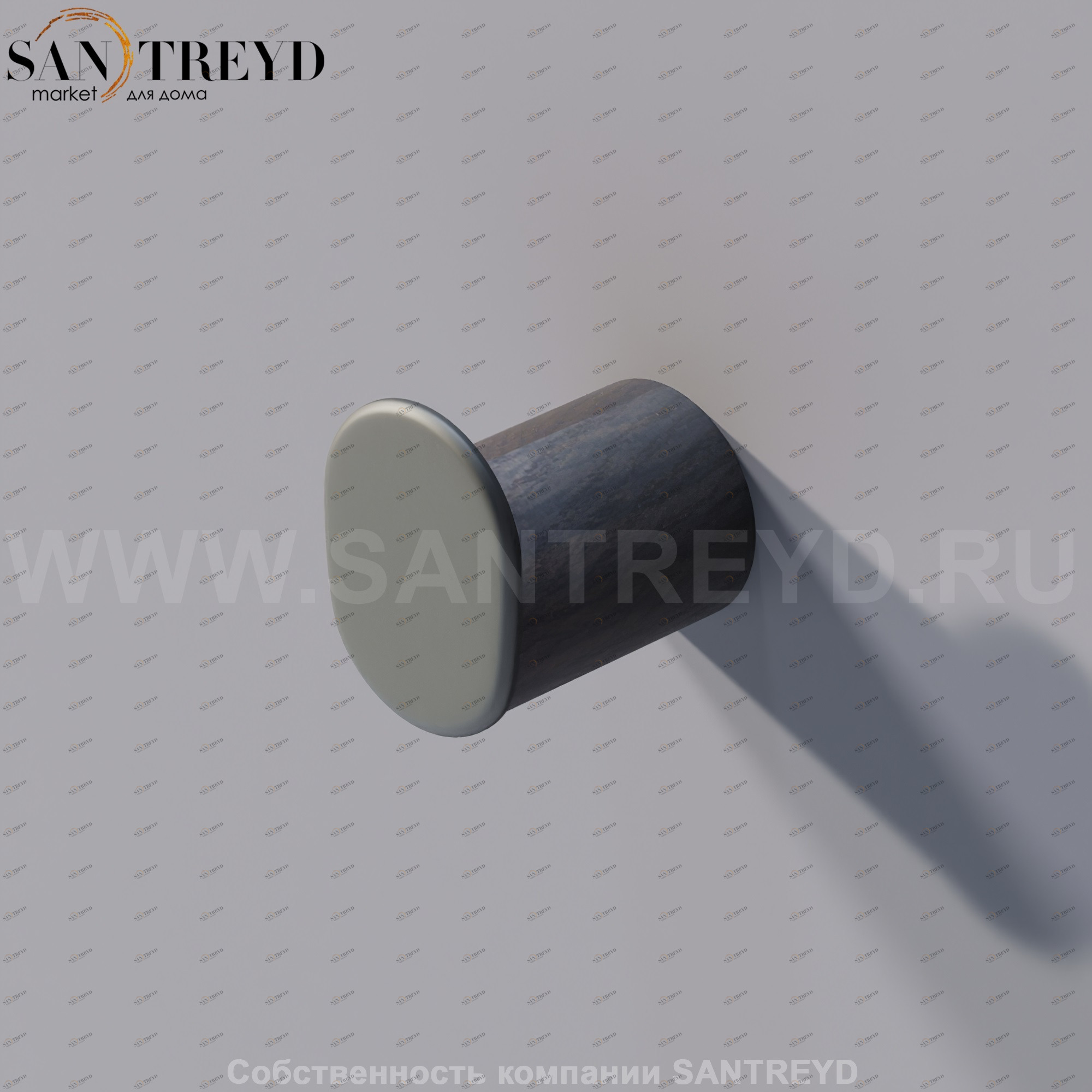 Agape DOT LINE Крючок для одежды темный дуб ADTL0458.RW ADTL0458RW