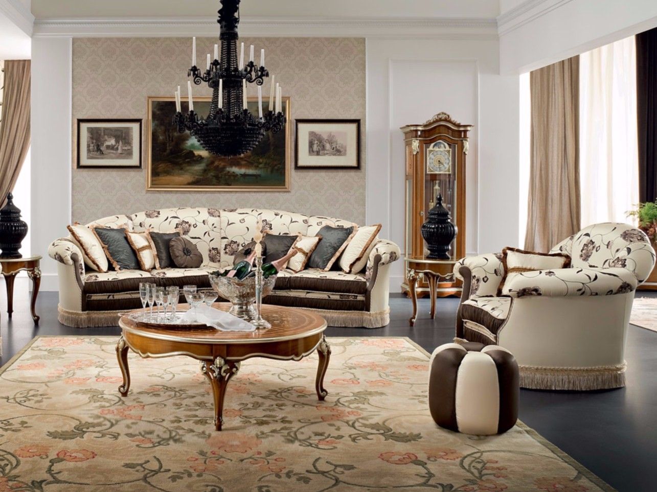 Ткань пуф Modenese Luxury Interiors Bella Vita ARCH-00061161 - Вид №1