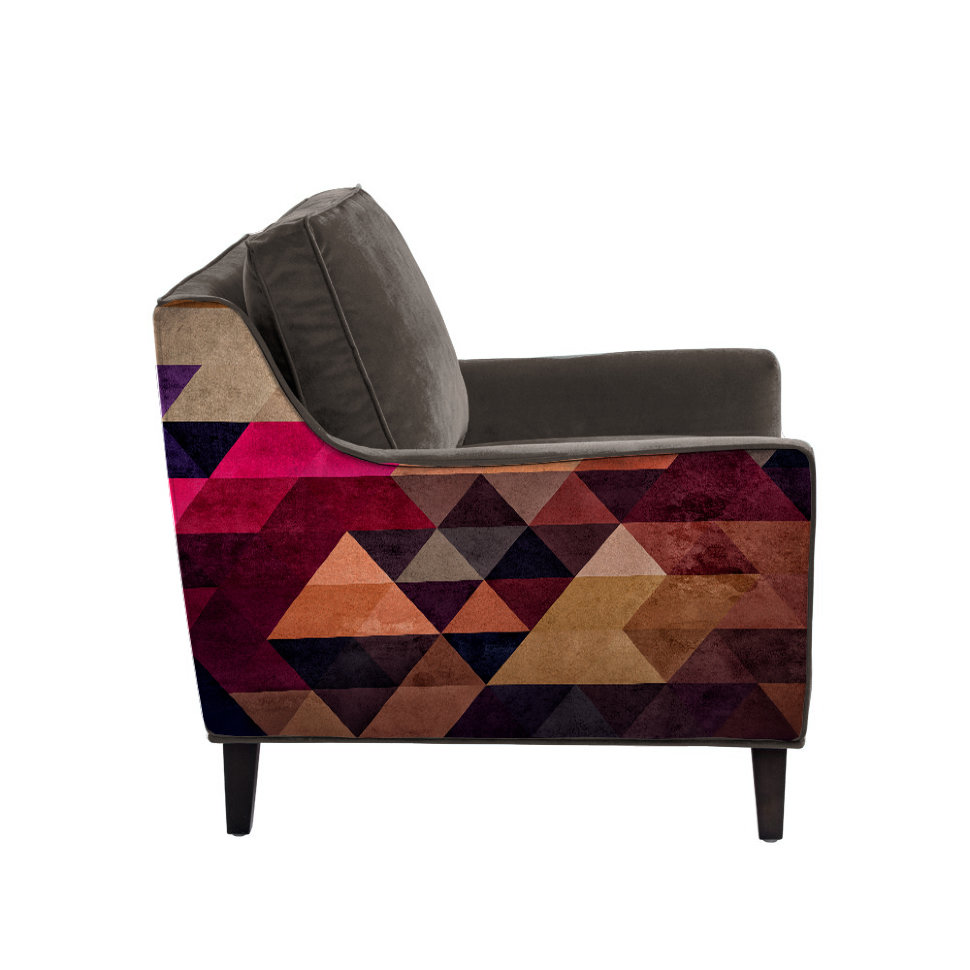 Кресло Triangle Apple Red by James Soares ICON DESIGNE JAMES SOARES 096835 Желтый;коричневый;красный  - Вид №4