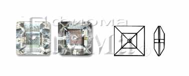3400 Страз Crystal 6 х 6 мм кристалл белые (crystal 001) Сваровски 