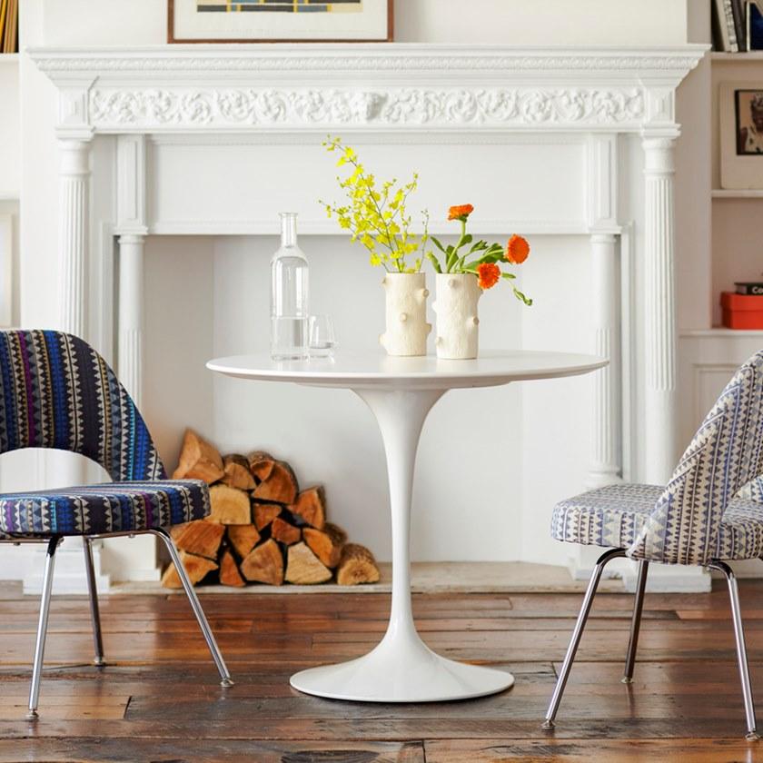 KNOLL Круглый стол со столешницей из ламината и алюминиевым основанием Tulip sun-id-1390445 - Вид №1