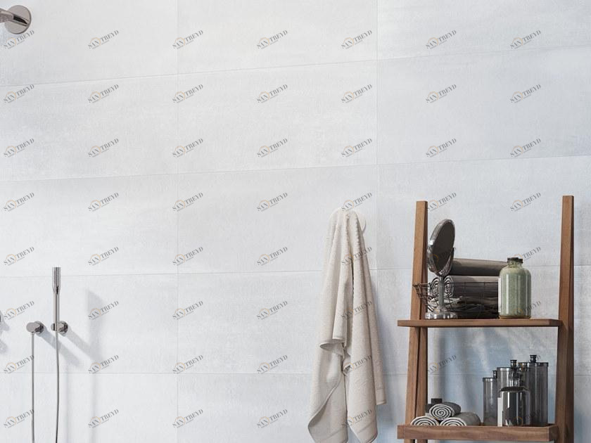 RECER Белая плитка для стен с эффектом бетона sun-id-1347917