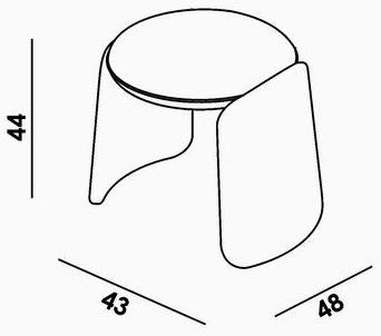 Secolo Низкий стул Henge  - Вид №4
