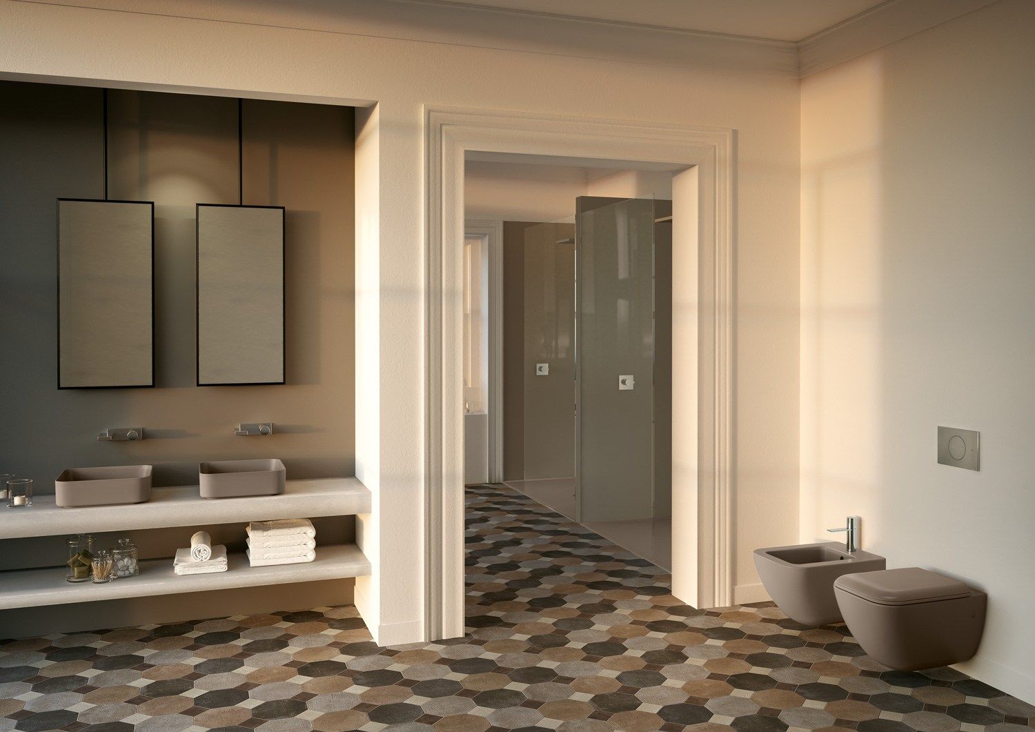 Керамический подвесной туалет Ceramica Cielo SHUI Comfort ARCH-00079405 - Вид №5