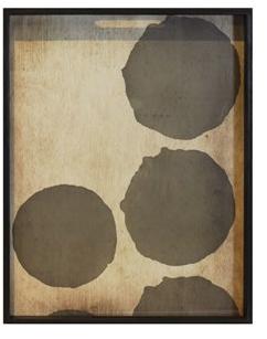 Ethnicraft Прямоугольный поднос из дерева и стекла Translucent silhouettes 20441 - Вид №1