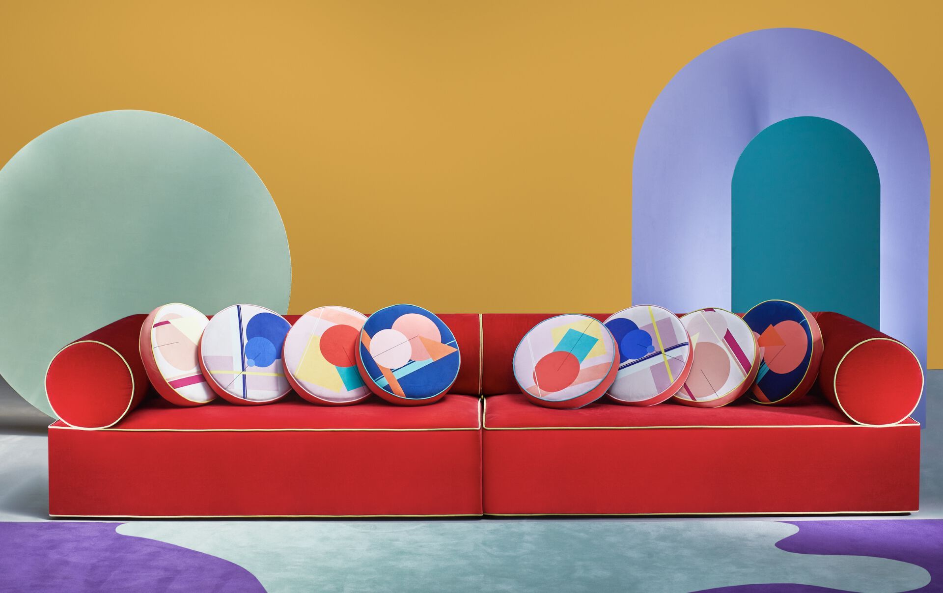 Ткань диван Paolo Nesi Graphius ARCH-00047999 - Вид №2