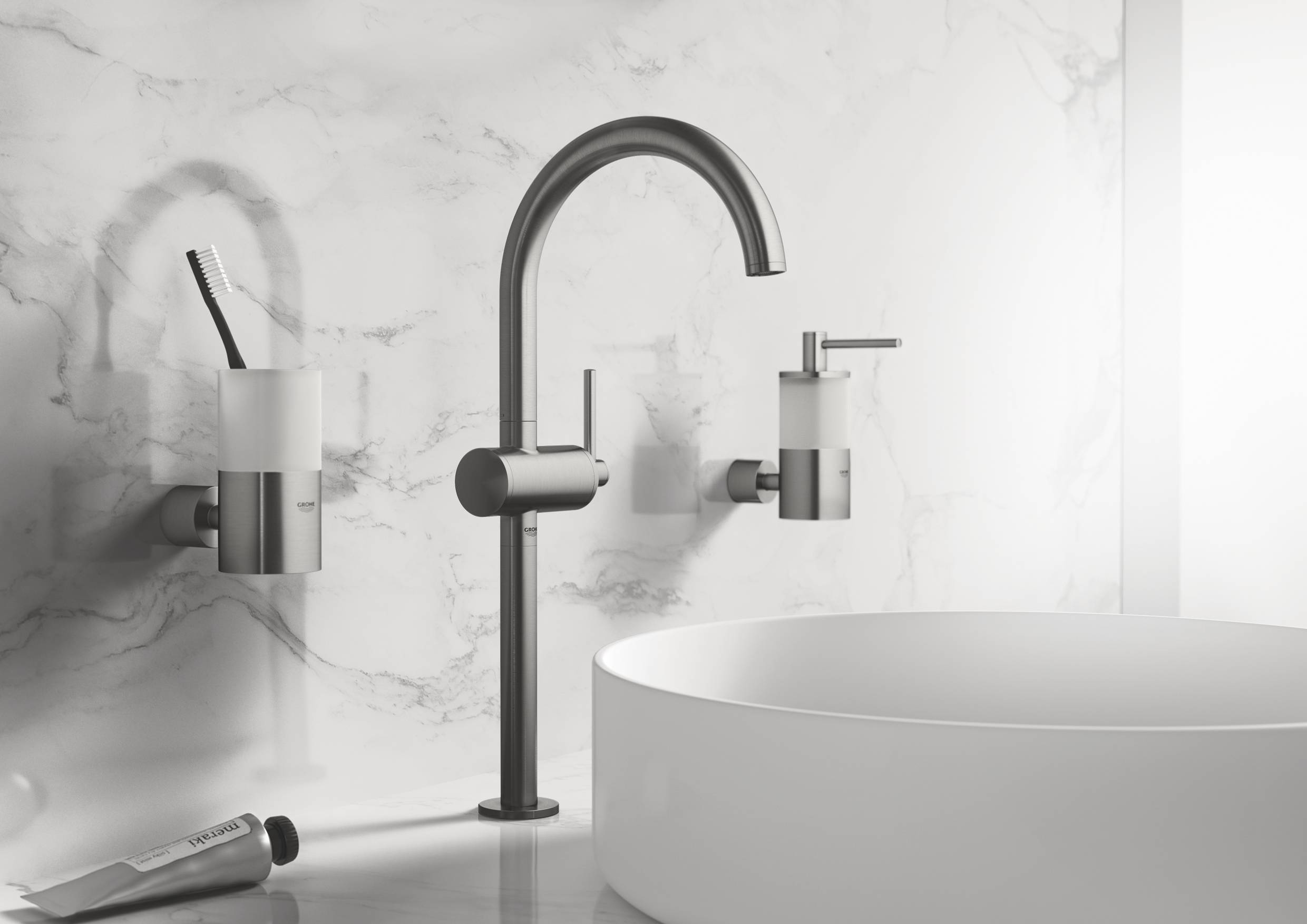 Дозатор жидкого мыла GROHE Atrio New, темный графит (40306AL3) - Вид №3