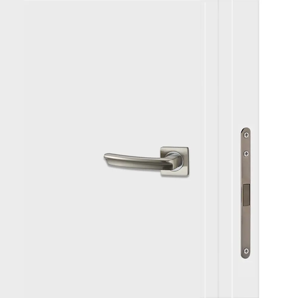 Дверь межкомнатная глухая Invisible Opt 70x200 см правая ПВХ цвет белый VELLDORIS STLM-2103667 - Вид №1