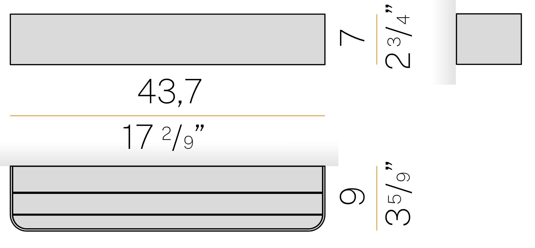 Алюминиевый светодиодный настенный светильник Panzeri Toy R ARCH-00120775 - Вид №10