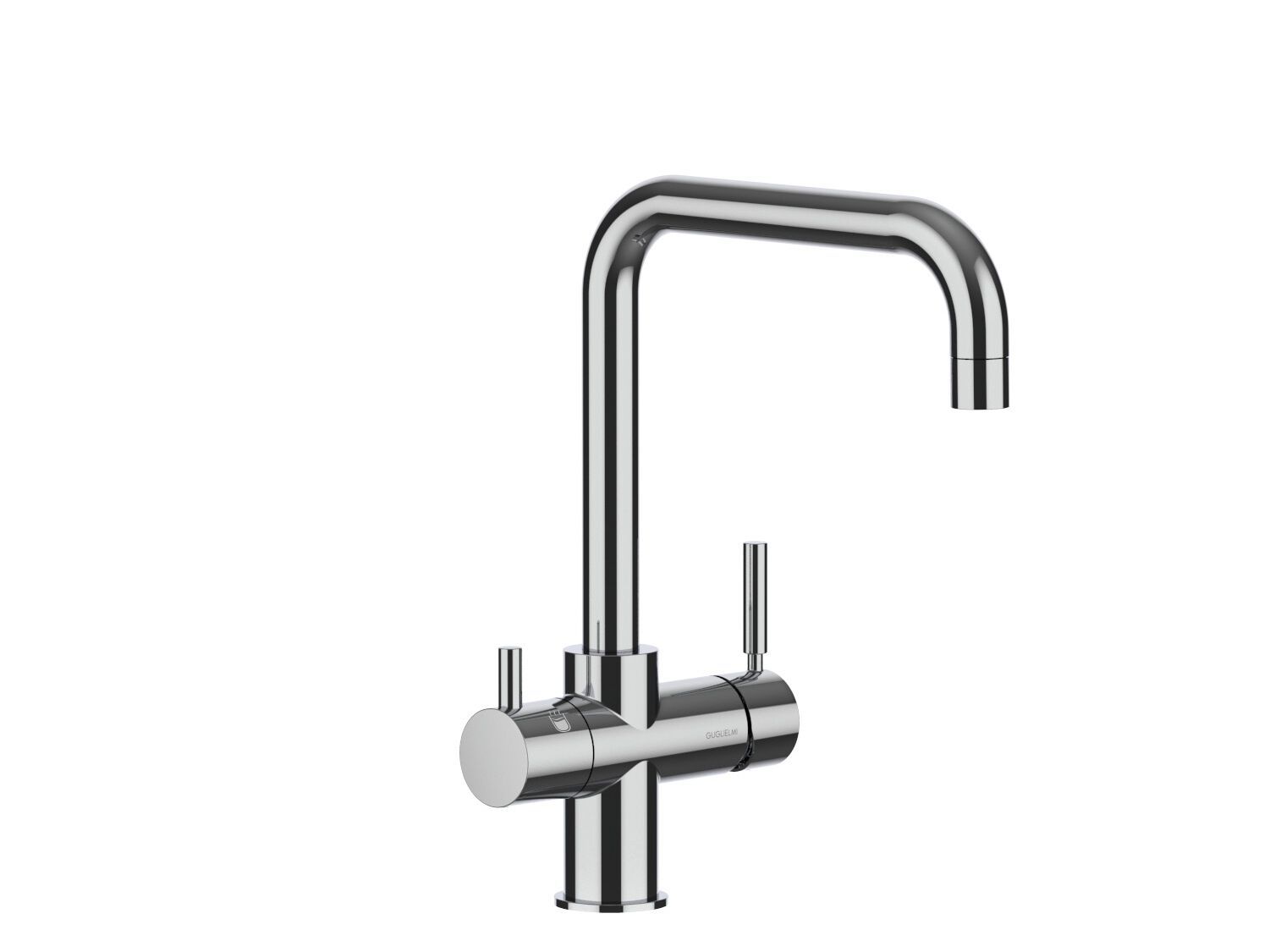 Однорычажный смеситель для кухни с поворотным изливом GUGLIELMI RUBINETTERIE чистый ARCH-00102735