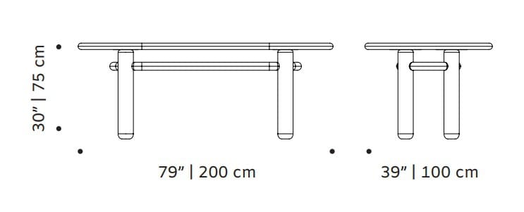 Овальный дубовый обеденный стол Mambo Unlimited Ideas KAI ARCH-00015008 - Вид №3