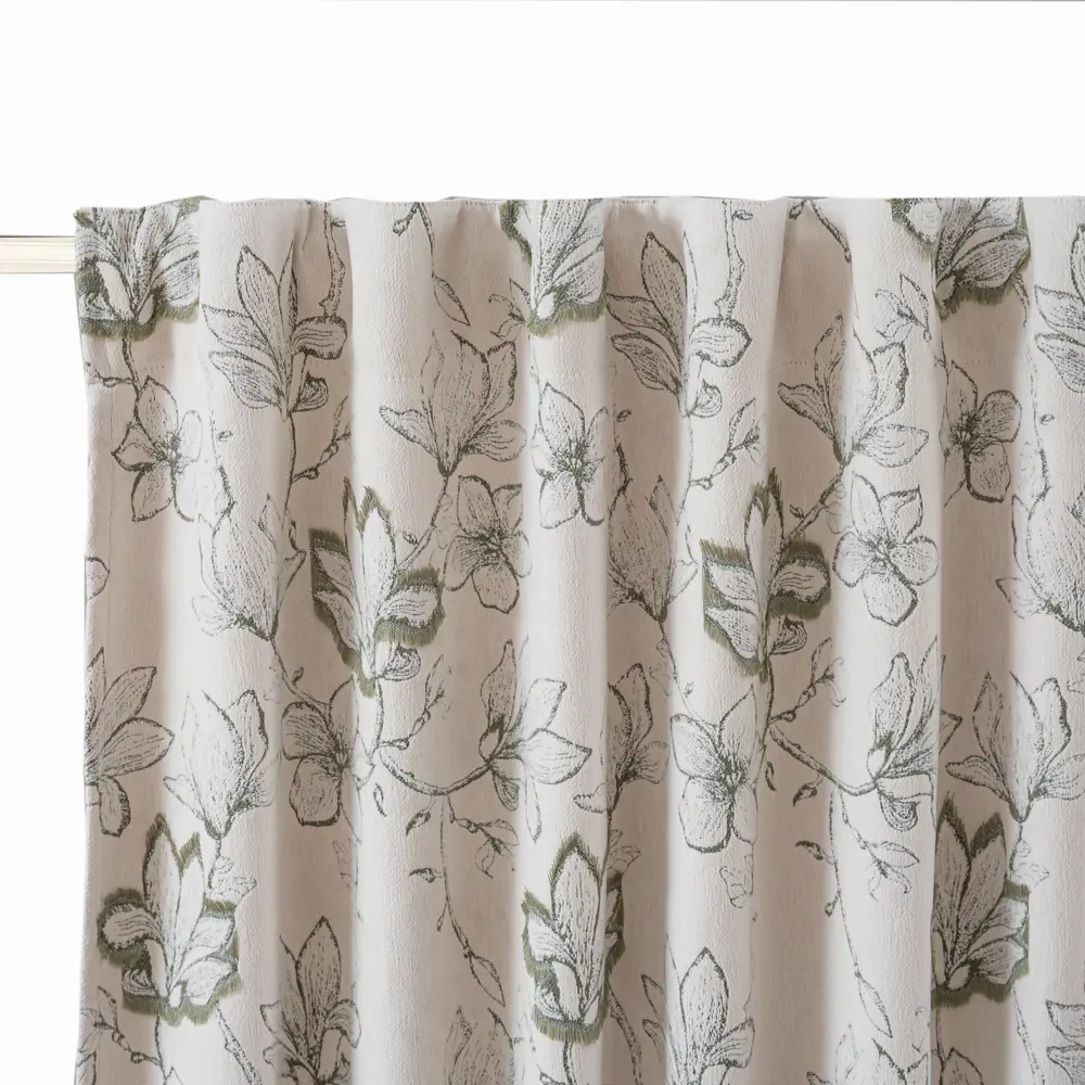 Штора Ilara 200x280 см цвет бежево-зеленый Santreyd STLM-2207316 - Вид №7