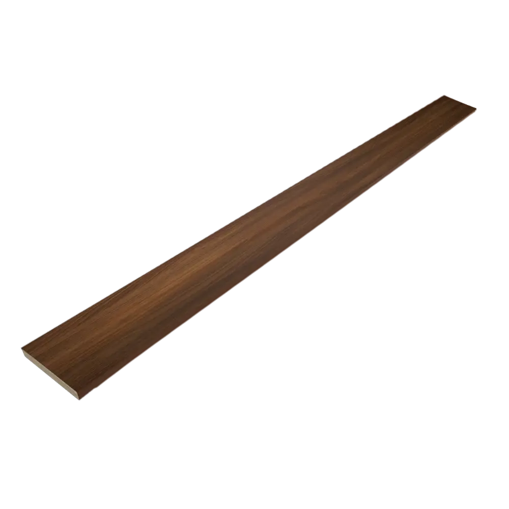 Добор Тревизо/Белеза 120x8 мм ламинация финиш-бумага цвет тернер коричневый VERDA STLM-2056206 - Вид №1