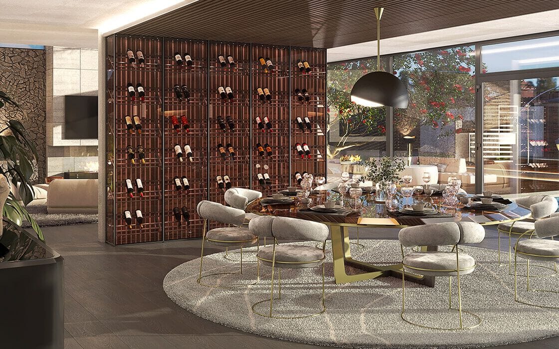 Стол для гостиной из дерева и стекла Essential Home MAXIME ARCH-00041115 - Вид №4