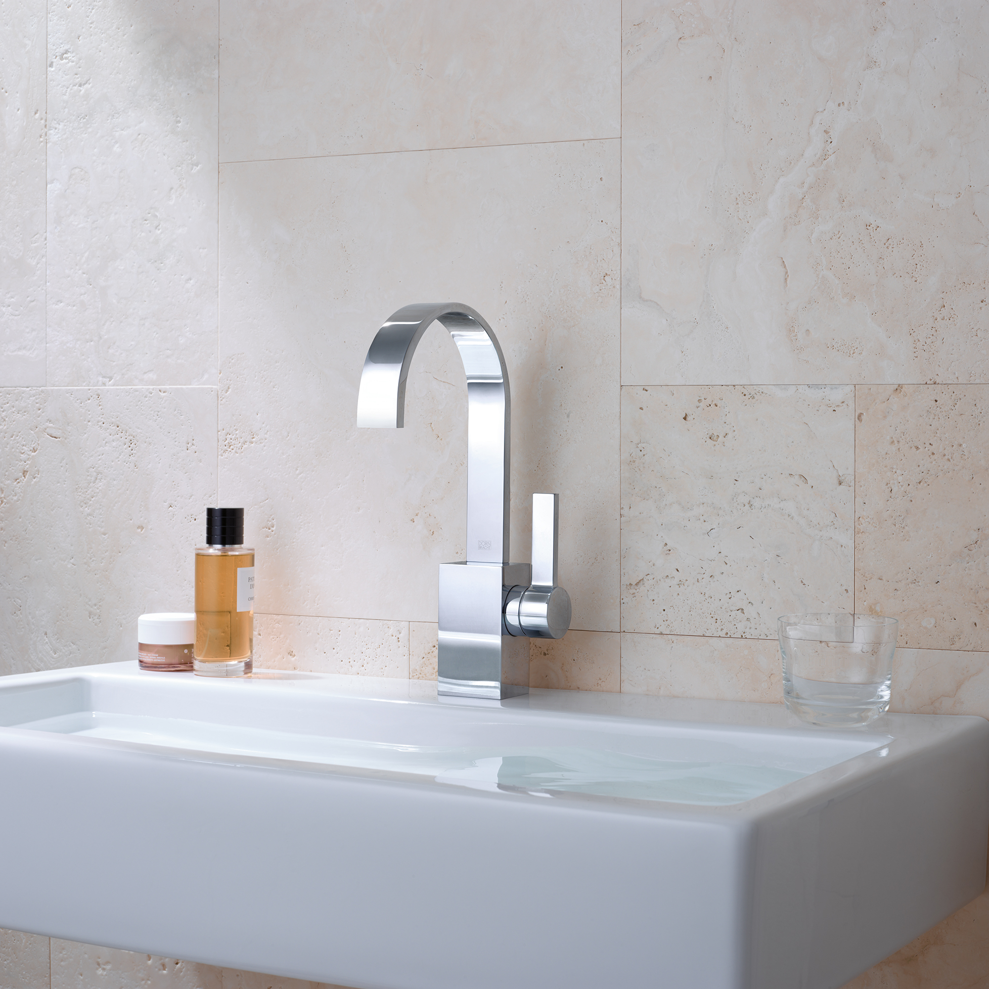 MEM Смеситель для раковины, однорычажный, с донным клапаном - Хром DornBracht 33500782-00 - Вид №1