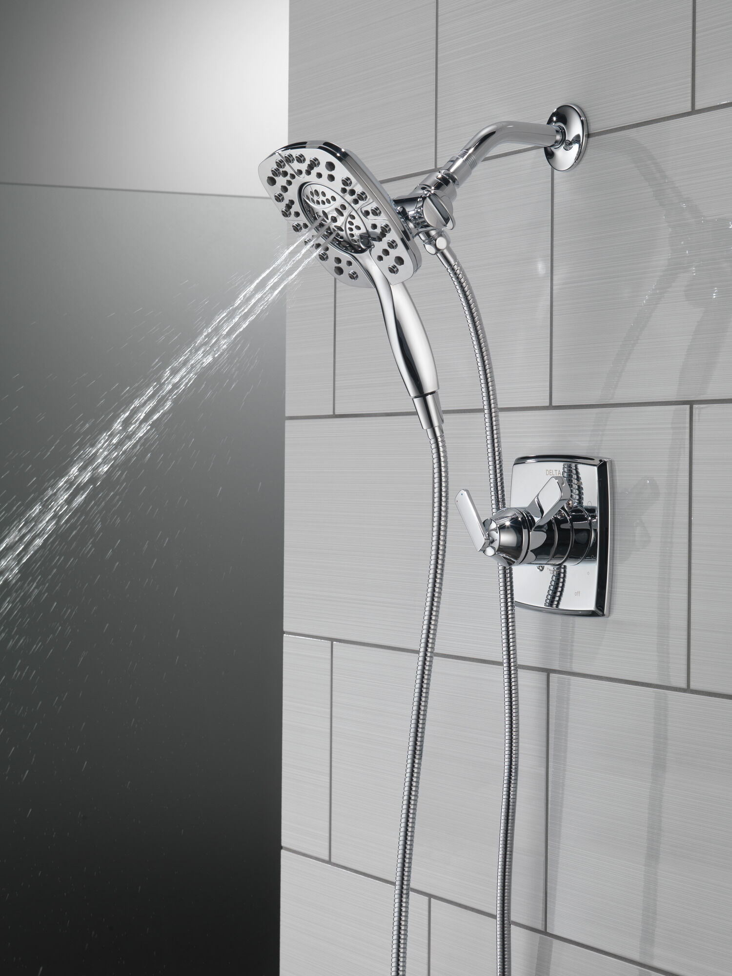 T17264-I Облицовка для душа Monitor® серии 17 с In2ition® Delta Faucet Ashlyn Хром  - Вид №11