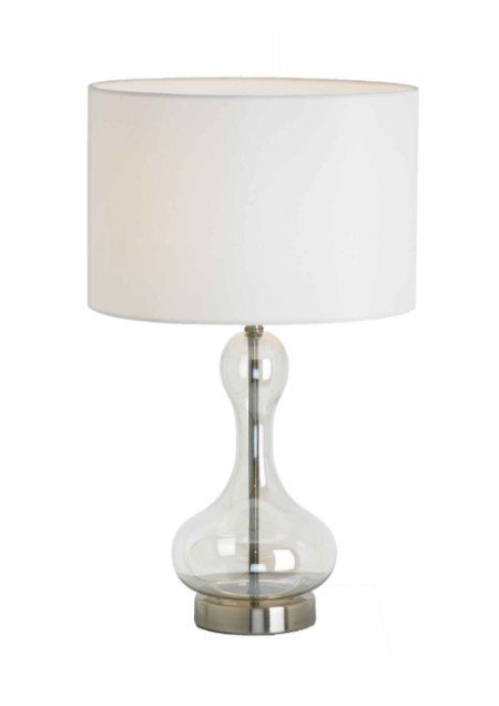 Настольная лампа Enya 5372 PUSHA ВАЗА 061952 Белый;прозрачный  - Вид №1