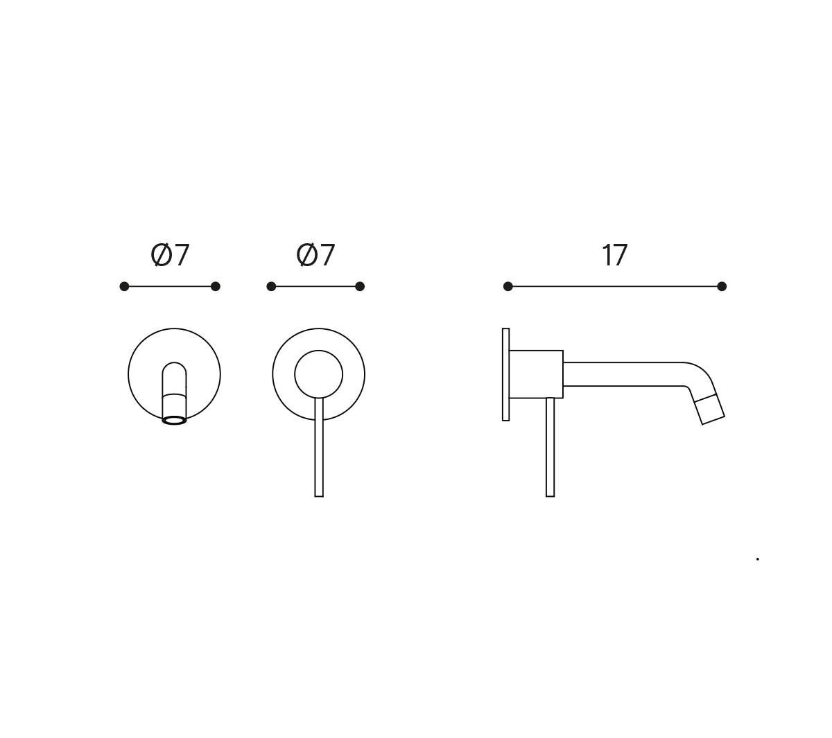 Ex.T MLP SMALL SHINE Смеситель для умывальника EXMLPSHOT - Вид №3