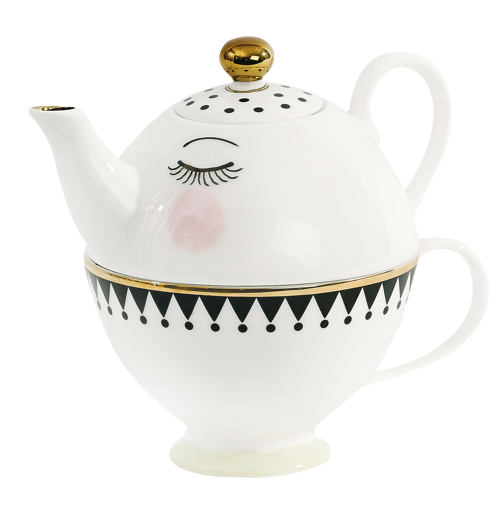 TP033 Чайник заварной Фарфоровый Miss Etoile 