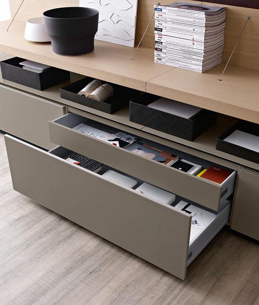 B&B Italia Модульная оборудованная стенка с подставкой под телевизор Pab sun-id-1512474 - Вид №11