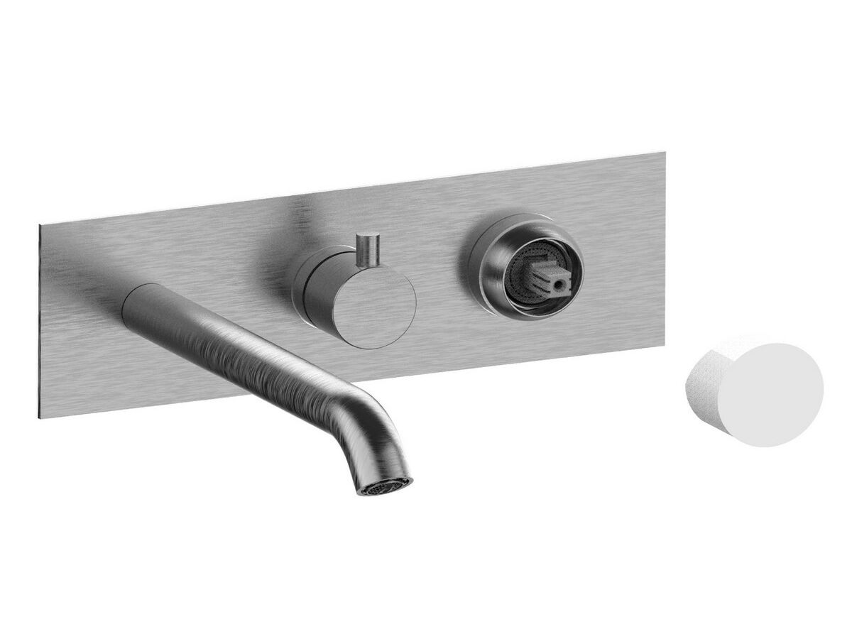 Смеситель для ванны из нержавеющей стали с переключателем Rubinetterie Frattini Pepe XL 316 ARCH-00102895