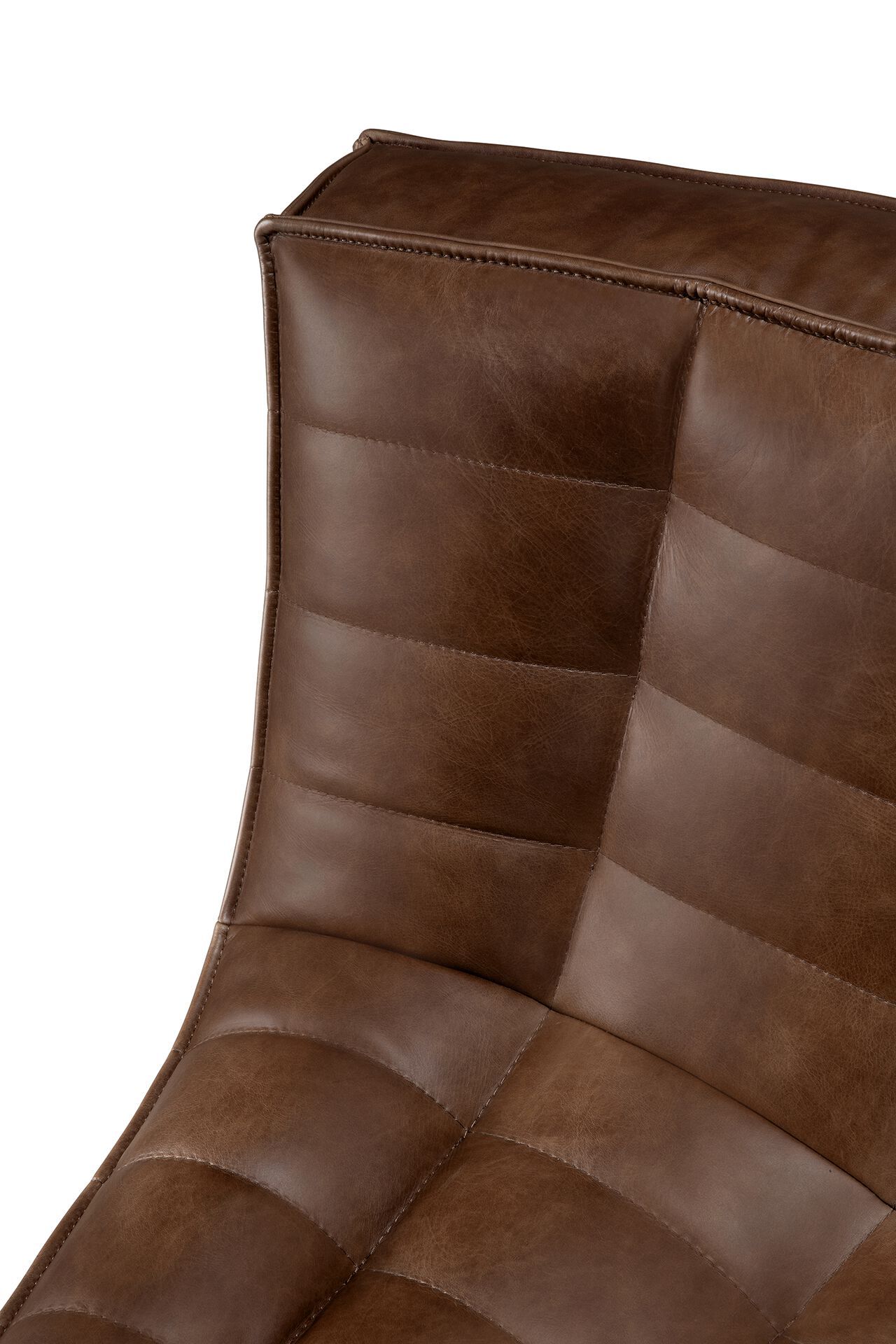 Кожаное угловое кресло Ethnicraft N701 ARCH-00006332 - Вид №3