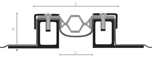 PROFILITEC Герметичный структурный сейсмический стык Jointec sun-id-1396782 - Вид №1