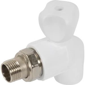 Кран для радиатора угловой РВК 1/2"x20 мм полипропилен 13630888 STLM-2035581