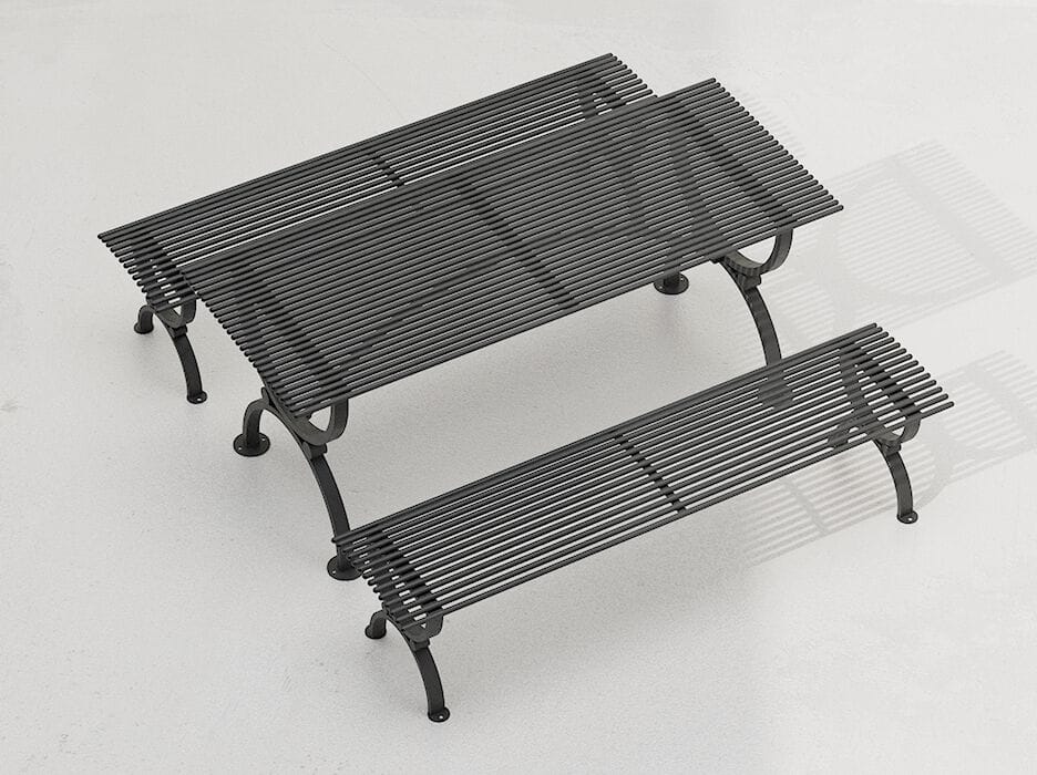 Металлический стол для пикника DIMCAR ARCH-00037454 - Вид №1