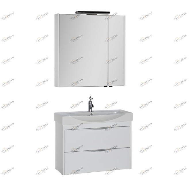 Комплект мебели Aquanet Франка 85 белый 00183190