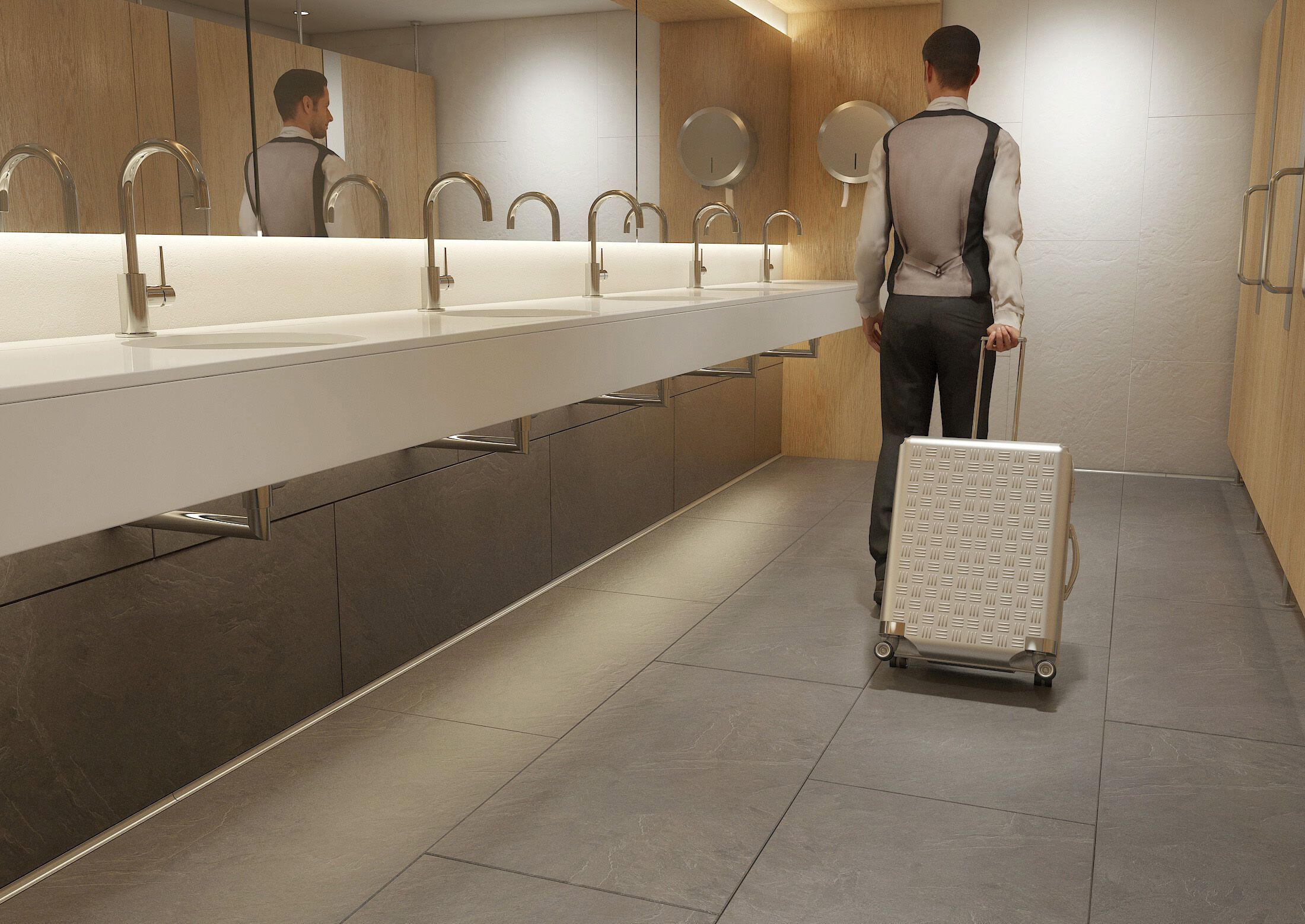 Антибактериальная алюминиевая доска для настила пола EMAC Italia Novoescocia® ARCH-00027347 - Вид №1