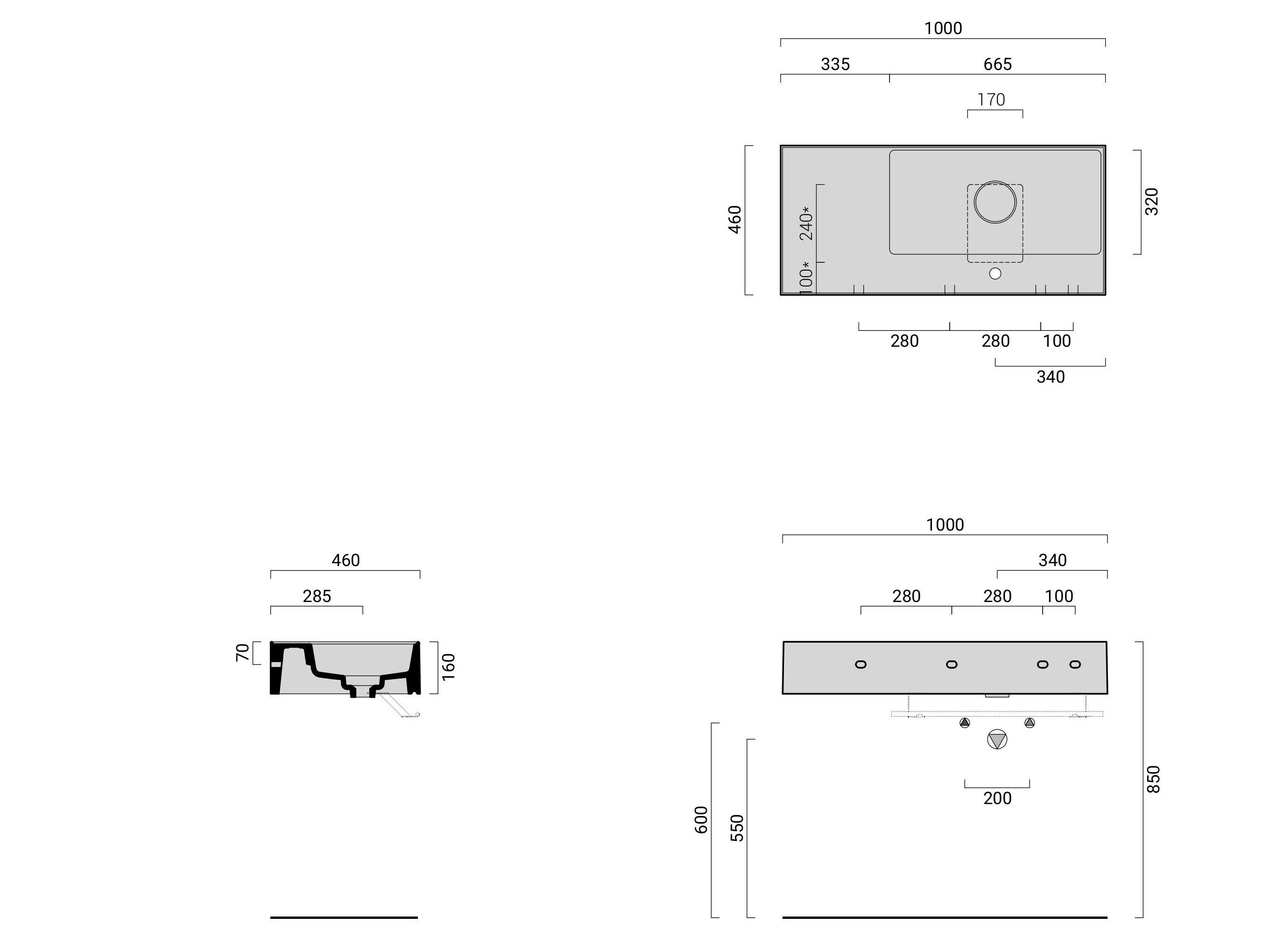 Прямоугольная раковина Domus Falerii Lavatrucco ARCH-00086014 - Вид №4