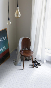 Нескользящий виниловый пол с эффектом ткани