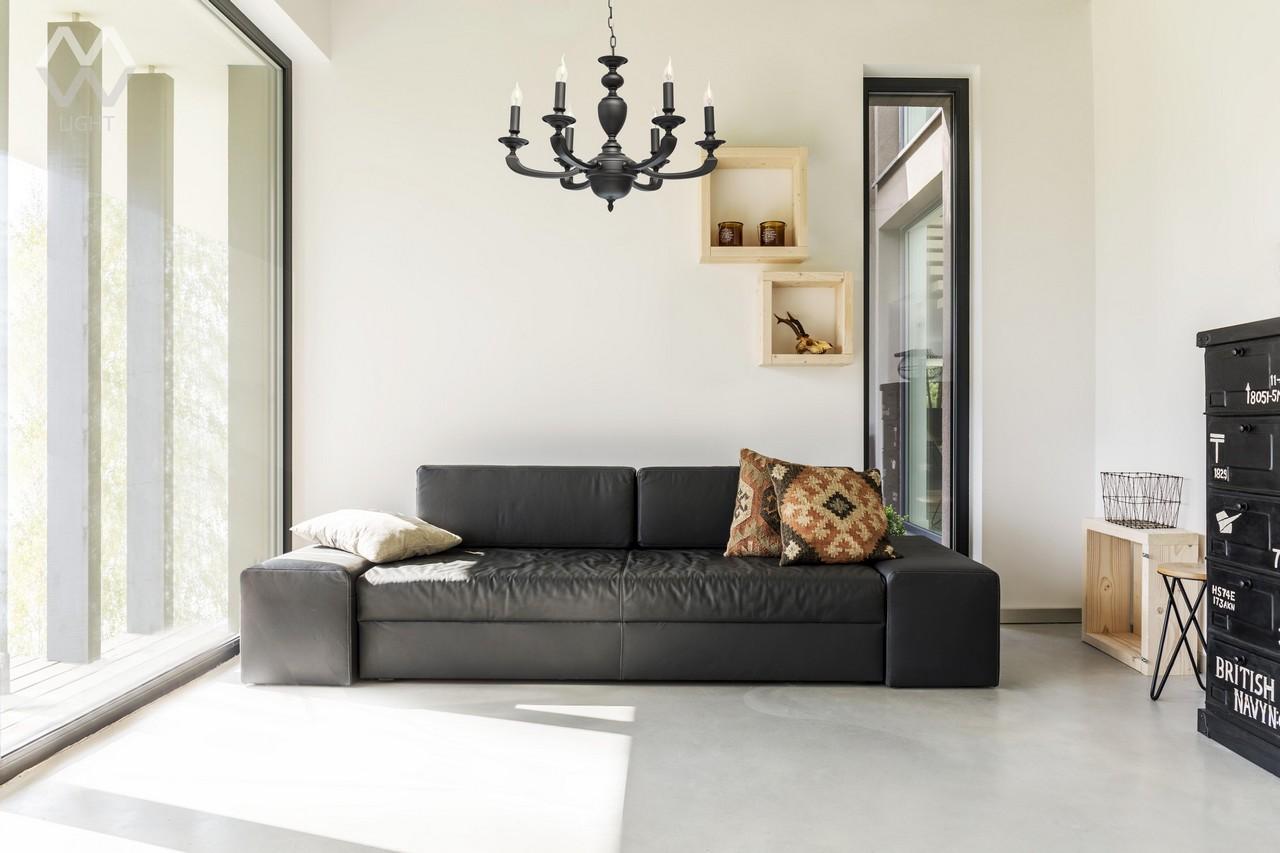 Подвесная люстра MW-Light Дэль Рей 5 700011206 MW-LIGHT ДИЗАЙНЕРСКИЕ, ДЭЛЬ РЕЙ 187444 Графит  - Вид №1