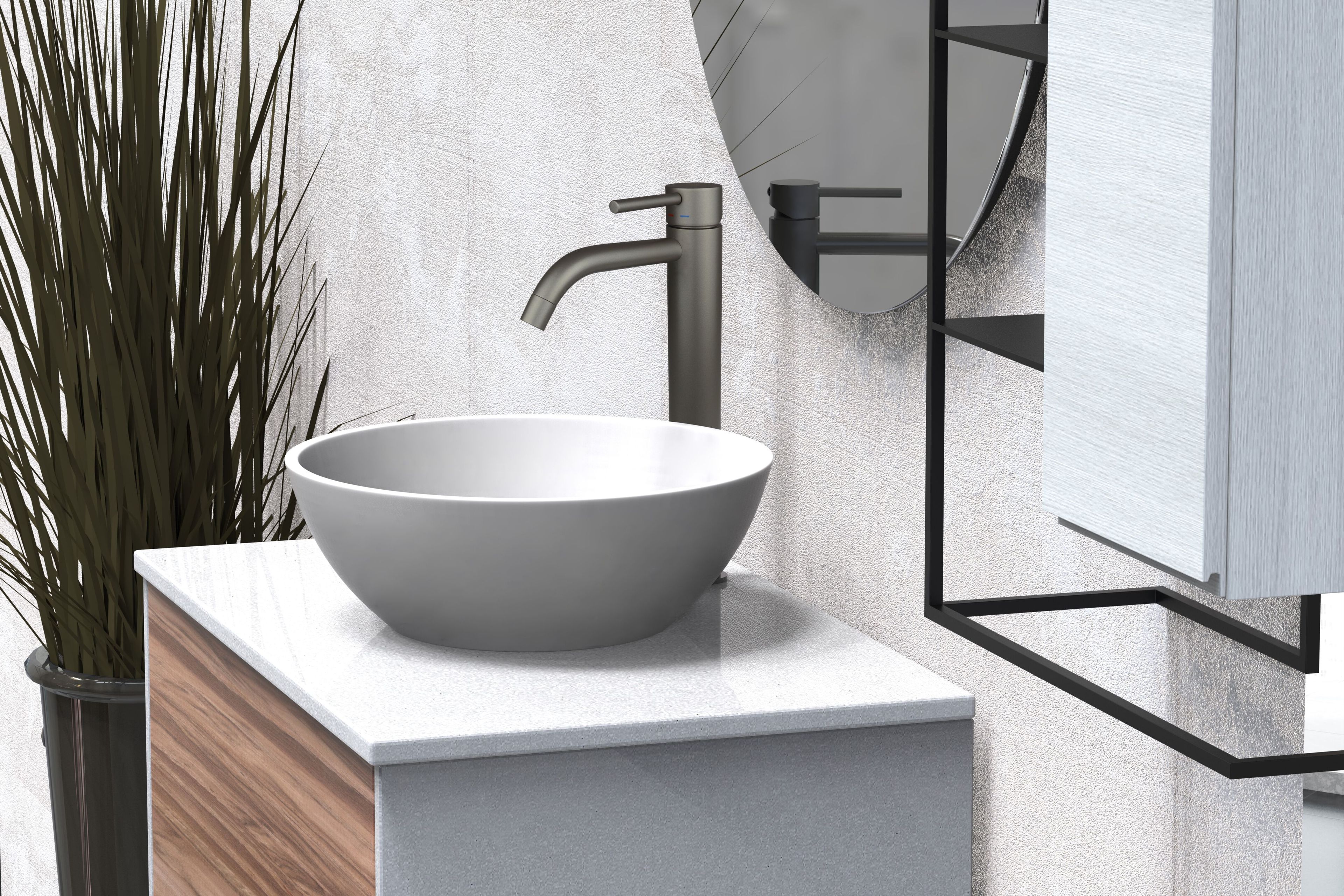 Высокий смеситель для раковины RUBINETTERIA PAFFONI Light ARCH-00144198 - Вид №1