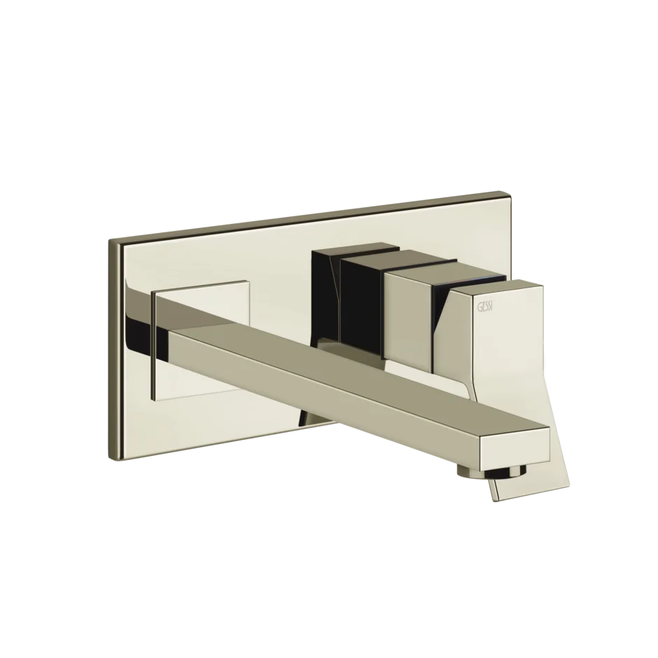 Смеситель для умывальника 53090 720 Gessi Rettangolo k НИКЕЛЬ PVD 53090720