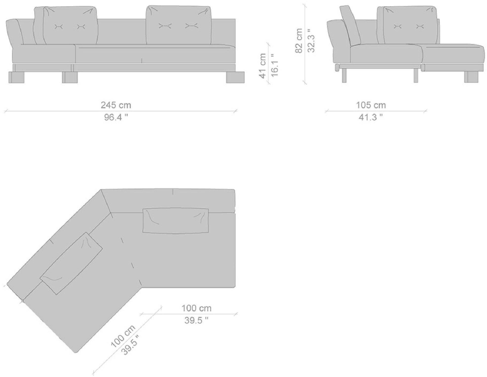 Cassina Модульный модульный диван со съемным чехлом Sengu sun-id-1463927 - Вид №11