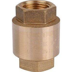 Клапан обратный STOUT 1/2" (пластиковое седло) пружинный