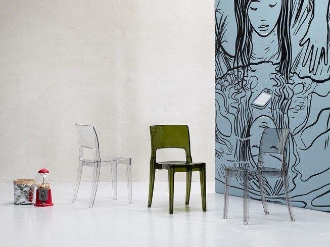 SCAB DESIGN Стул из поликарбоната с защитой от ударов Isy sun-id-1482462 - Вид №1