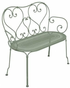 Fermob Садовая скамейка из стали с подлокотниками 1900 2204