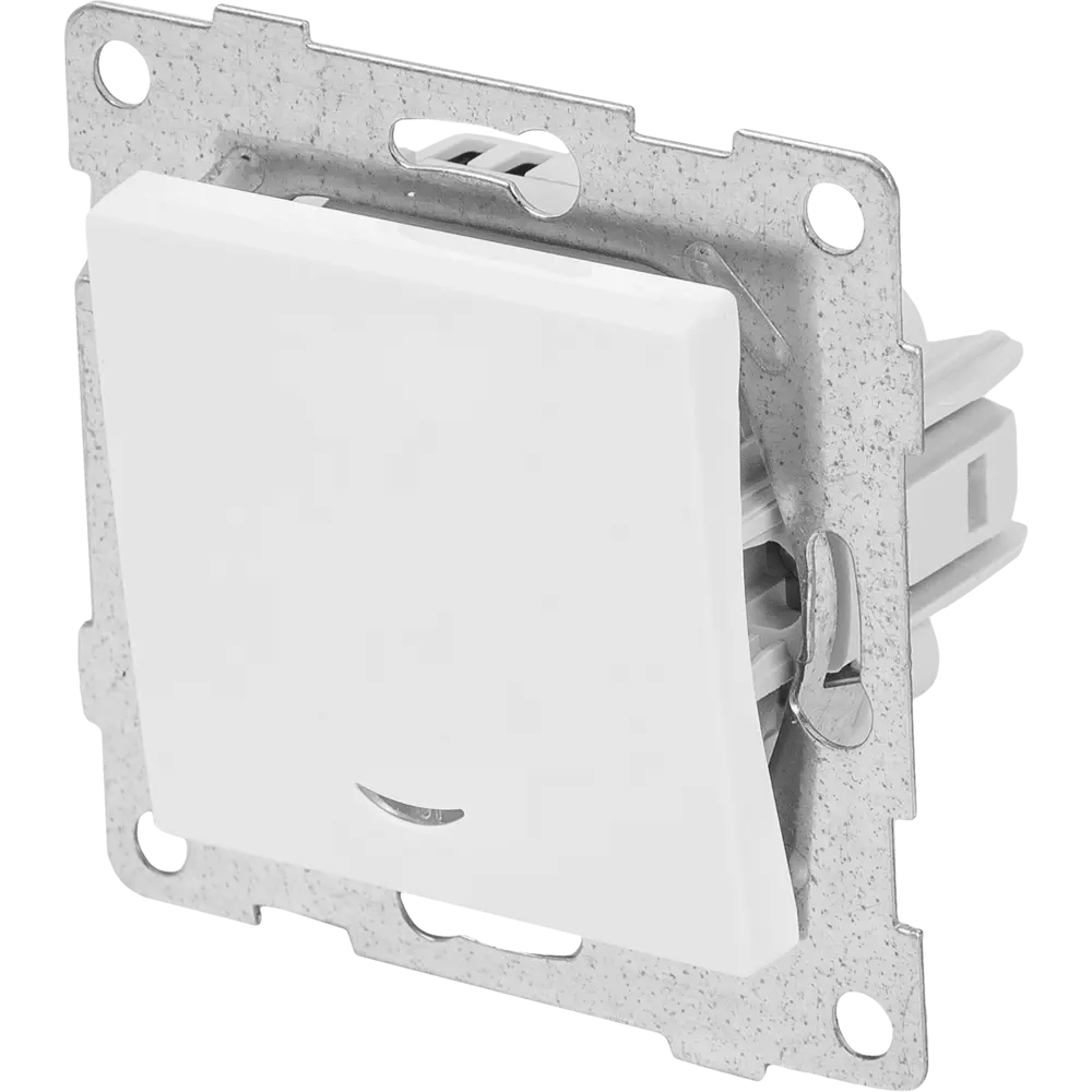 Выключатель GUSI Electric Classic с индикацией для скрытого монтажа 83864313 Ugra STLM-0045178