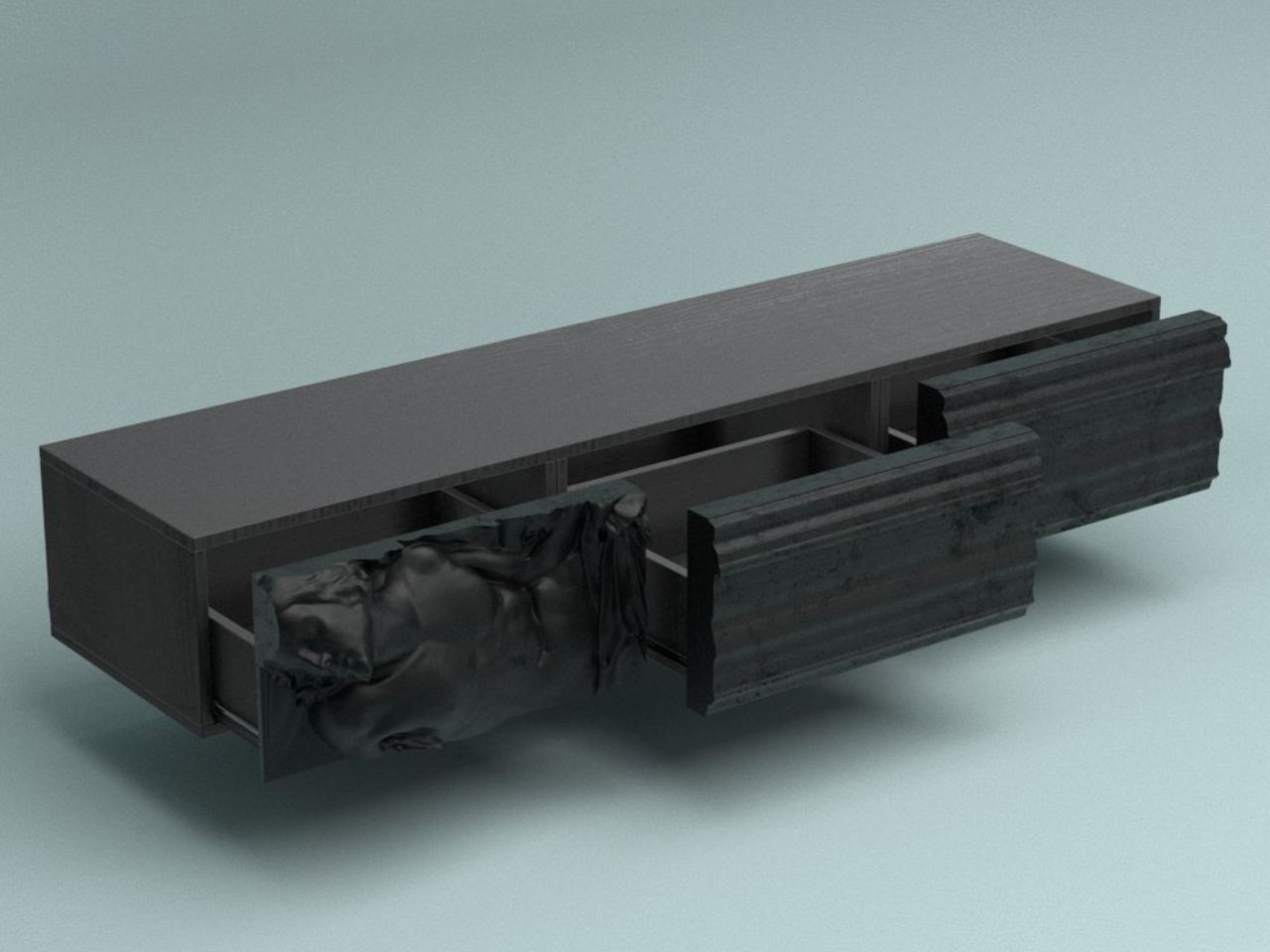 Подвесная консоль с ящиками LO Contemporary Lissomnia ARCH-00050755 - Вид №2