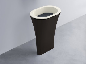 AMLA65-TL+AMPILO-BA+AMCOLO-LV Раковина Amedeo Ovale отдельностоящая cielo Enjoy + Amedeo