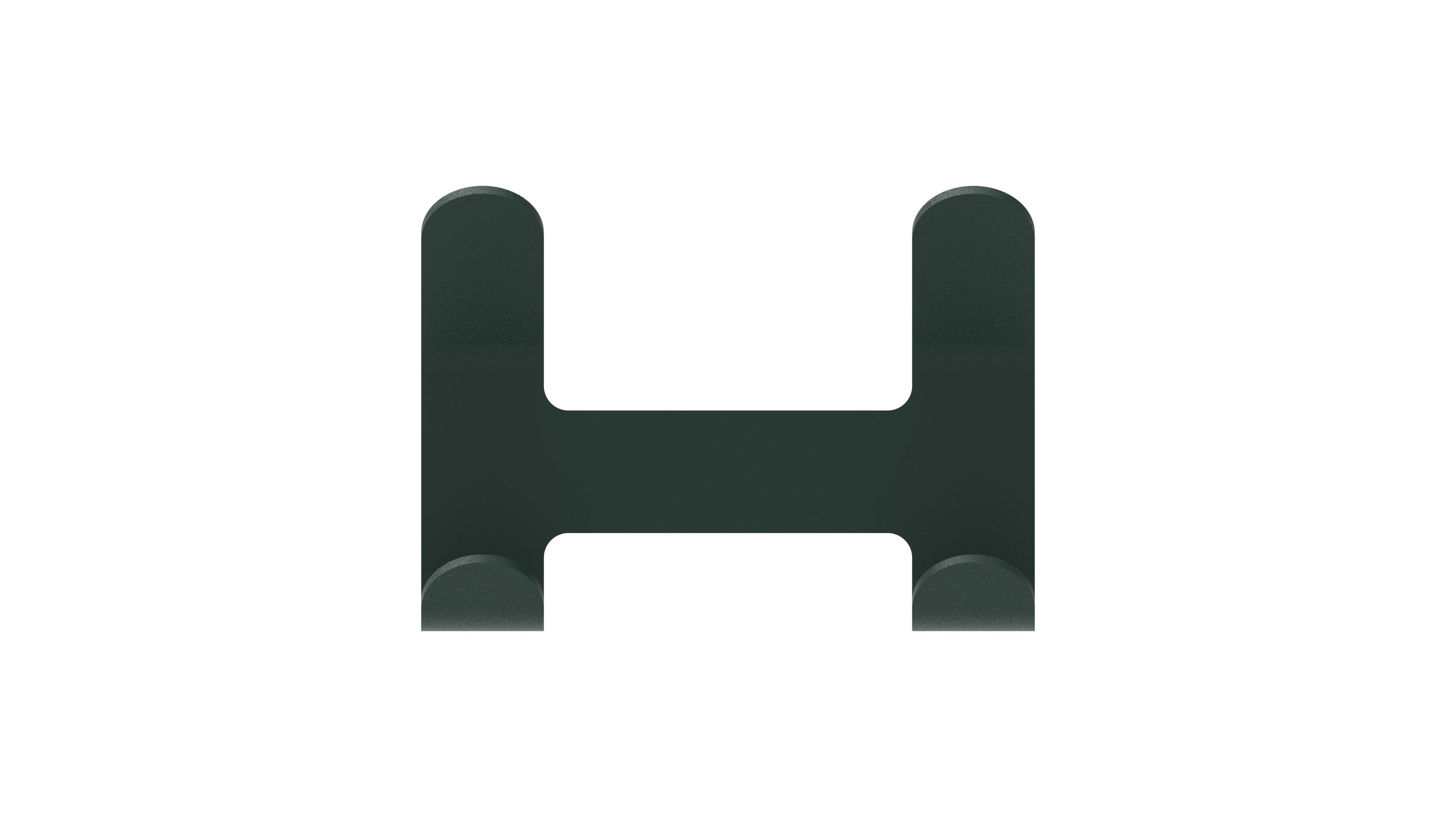 Стальная настенная вешалка с порошковым покрытием FUNCTIONALS QUATTRO ARCH-00038756 - Вид №6