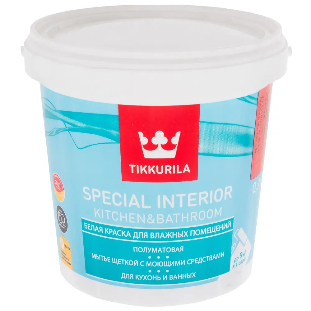 Краска Special Kitchen&Bathroom база C 0.9 л Tikkurila STLM-2074356