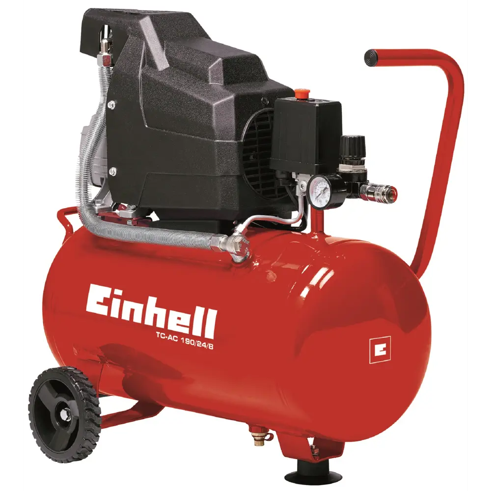 Компрессор поршневой Einhell TC-AC 190/24/8, 24 л, 1500 Вт, 165 л/мин 80165665 STLM-2007457 