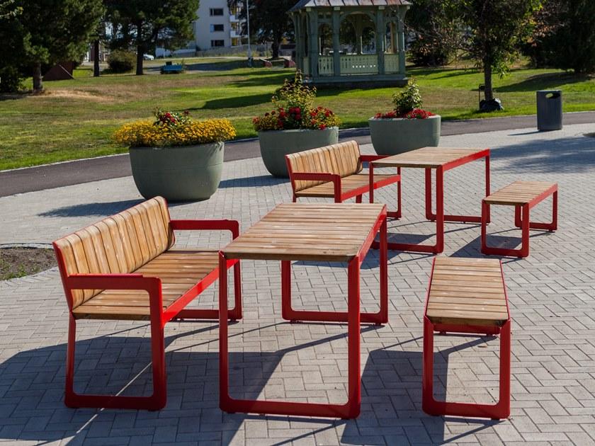 VESTRE Скамья из стали и дерева без спинки Air sun-id-1420213 - Вид №6