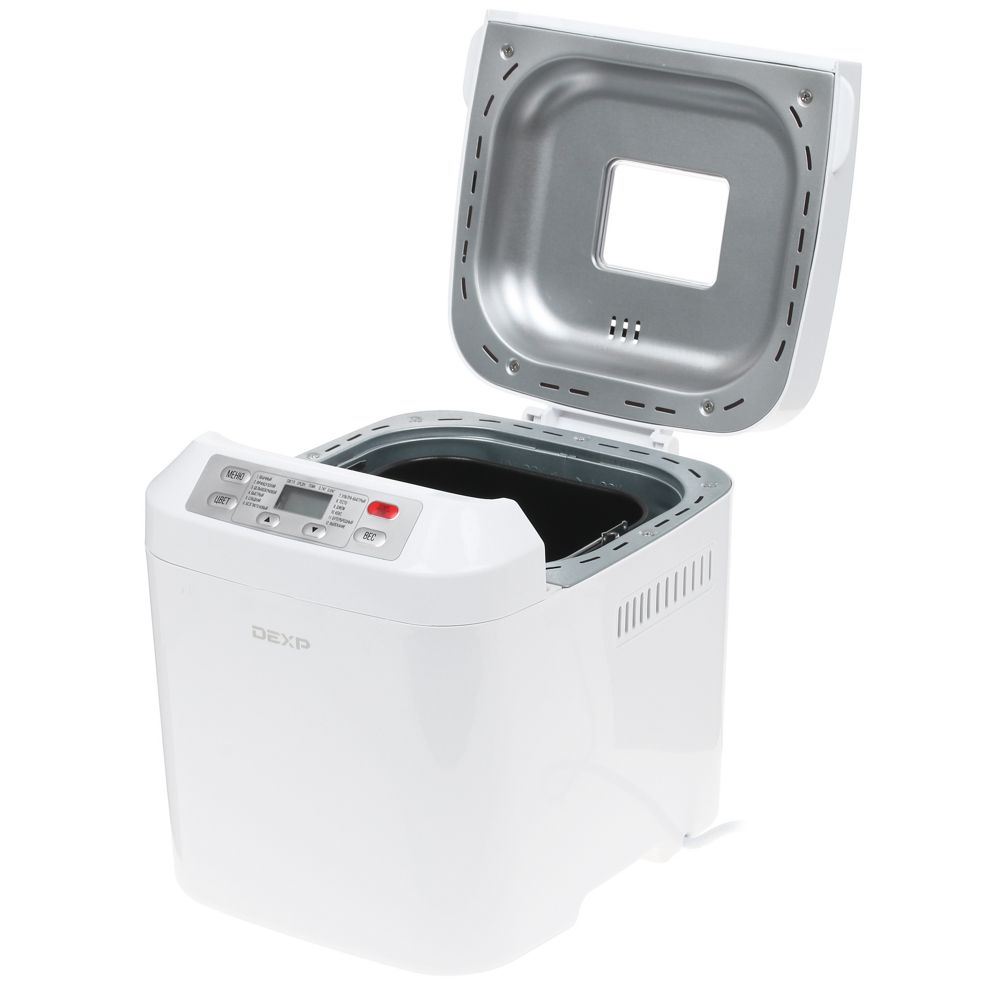 1218412 Хлебопечь DEXP BRM-1333 белый STDN-0027515 - Вид №4